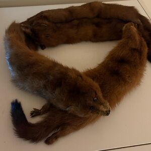 Fox Brown Fur Stole 1950’
